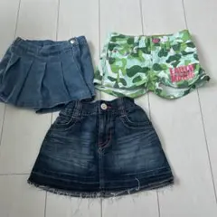 キッズ服 スカート 3点セット