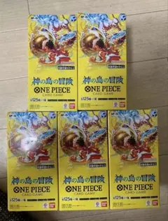 ワンピースカード BOX まとめ売り 5BOX ワンピースカードゲーム まとめ売り 5BOX - メルカリ