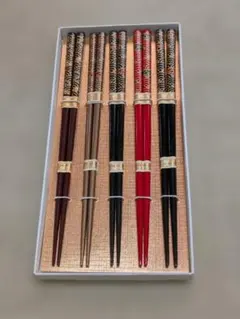 新品未使用/輪島塗/箸/5膳セットのサムネイル