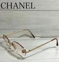 CHANEL 4002 サングラス ピンク系 リムレス ココマーク 美品 - メルカリ