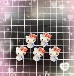 ネイルパーツ　3d キャラクター　キティ　キティちゃん　サンリオ　カラー　デコ