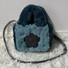 【未使用級】マリークワント 2way ファーショルダーバッグ