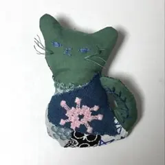 ハンドメイド ミナペルホネン 猫 - メルカリ
