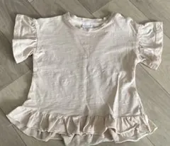 Jamie kayフリル半袖Tシャツ 1y 薄ピンクのサムネイル