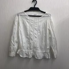 ACCUSE ホワイト長袖シャツ