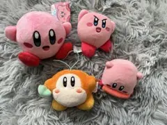 星のカービィ コロぐるみ えがお　ハッピーセット　プライズ品　計4点　ぬいぐるみ