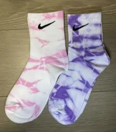 NIKE ソックス タイダイ柄 2足セット 23-26cmのサムネイル