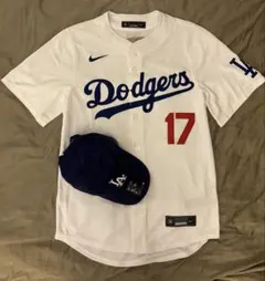Nike ドジャース 大谷翔平 ユニフォーム (メンズSサイズ) キャップセットのサムネイル