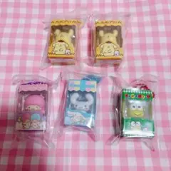 サンリオ　チョコボックス フィギュア　プリン　シナモン　けろっぴ　キキララ
