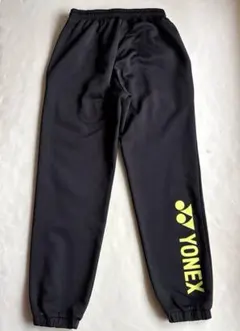 ヨネックス YONEX ロングパンツ M ジャージ ブラック×イエローのサムネイル