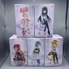 魔法少女まどか☆マギカ フィギュア台座 5点セット ダイヤ クリスタル