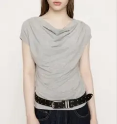 【新品】SLY DRAPE NECK CUT トップスのサムネイル