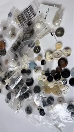 多色ボタンセット 様々なサイズ