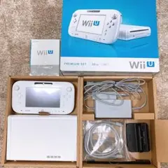 【注意あり】WiiU 本体 32GB プレミアムセット32GB ホワイト