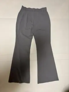 GU Lサイズ グレー ワイドパンツ