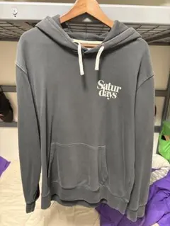 Saturdays パーカー ブラック
