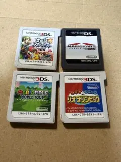 マリオシリーズ3DS ゲームソフト 4本セット 132