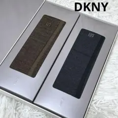 【新品未使用】ダナキャランニューヨークメンズ 靴下 グリーン ブラウン 2足