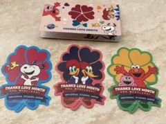 usjユニバサンクスラブステッカー　4枚　USJ限定品　おまけ3枚付きのサムネイル