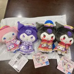 サンリオ ロリータキョンシー ぬいぐるみ 3体セット マイメロ、クロミちゃん
