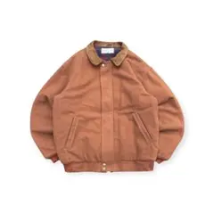 80s 90s llbean ウールジャケット　襟スエード