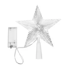 クリスマス スターライト クリスマスツリー ライト 電池式 星 17X15cm