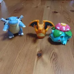 ポケモン フィギュア 3体セット　カントー御三家