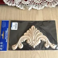トールペイント用装飾パーツ 白木