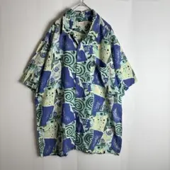 Polo ポロ ラルフローレン 半袖ヨット総柄ポロシャツ ネイビーM ss233 