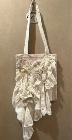人気の作家様 アンティークレース コラージュバッグ ハンドメイド作家