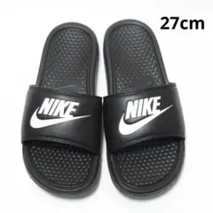 27cm 黒 白 ナイキ ベナッシ JDI シャワーサンダル ビーサン