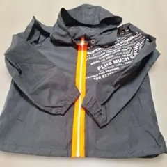 DIESEL子供用フード付き 黒/オレンジブルゾン