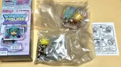 初音ミク ウィンドウフィギュアコレクション 鏡音レン 鏡音リン 2点セット