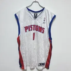 リーボックNBAデトロイト・ピストンズ　ゲームシャツ#1 チャンシー・ビラップス