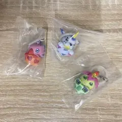 【新品未開封】デジモン めじるしアクセサリー 3種セット