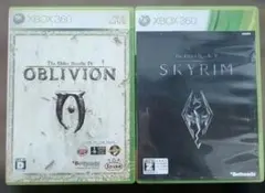 Xbox 360 ゲーム ソフト 2本セット Oblivion SKYRIM