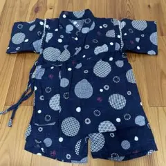 子供用甚平 紺色 110cm 西松屋