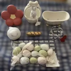 ナチュラルキッチン雑貨 まとめ売り うさぎ ミニチュア インテリア