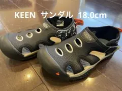 KEEN ブラック サンダル 18.0cm. 水陸両用 デザイン