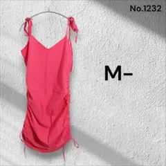 ピンク Vネック キャミ ワンピース タイトワンピース セクシー シンプル