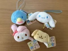 サンリオ　新品　マスコット　ポムポムプリン　マイメロディ　シナモロール