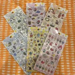 日本国内正規品　たまごあし　ぷっくりシール　6枚セット