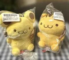 SALE サンリオ　ポムポムプリン　ぬいぐるみ　ベーグル　スコーン　2点セット