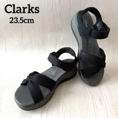 Clarks／クラークス☆軽量コンフォートサンダル マジックテープ 厚底23.5のサムネイル