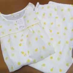 新品未使用　レディース　レモン柄 3Lサイズ 七分丈パジャマ　夏用