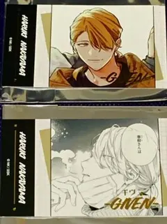 ギヴン アニメイトカフェ◆バックステージパス　コースター　ピック　全種 ギヴン アニメイトカフェ◇バックステージパス コースター