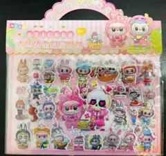 ①LABUBU ラブブ 立体ぷっくり シール