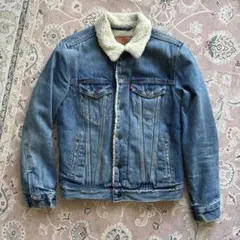 Levi's シェルパ襟付きデニムジャケット XS
