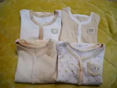 淡色系ロンパース4点セット