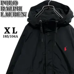 【ゴキブリ様専用】ポロ ラルフローレン✨️刺繍ロゴ　マウンテンパーカー　黒　ＸＬ